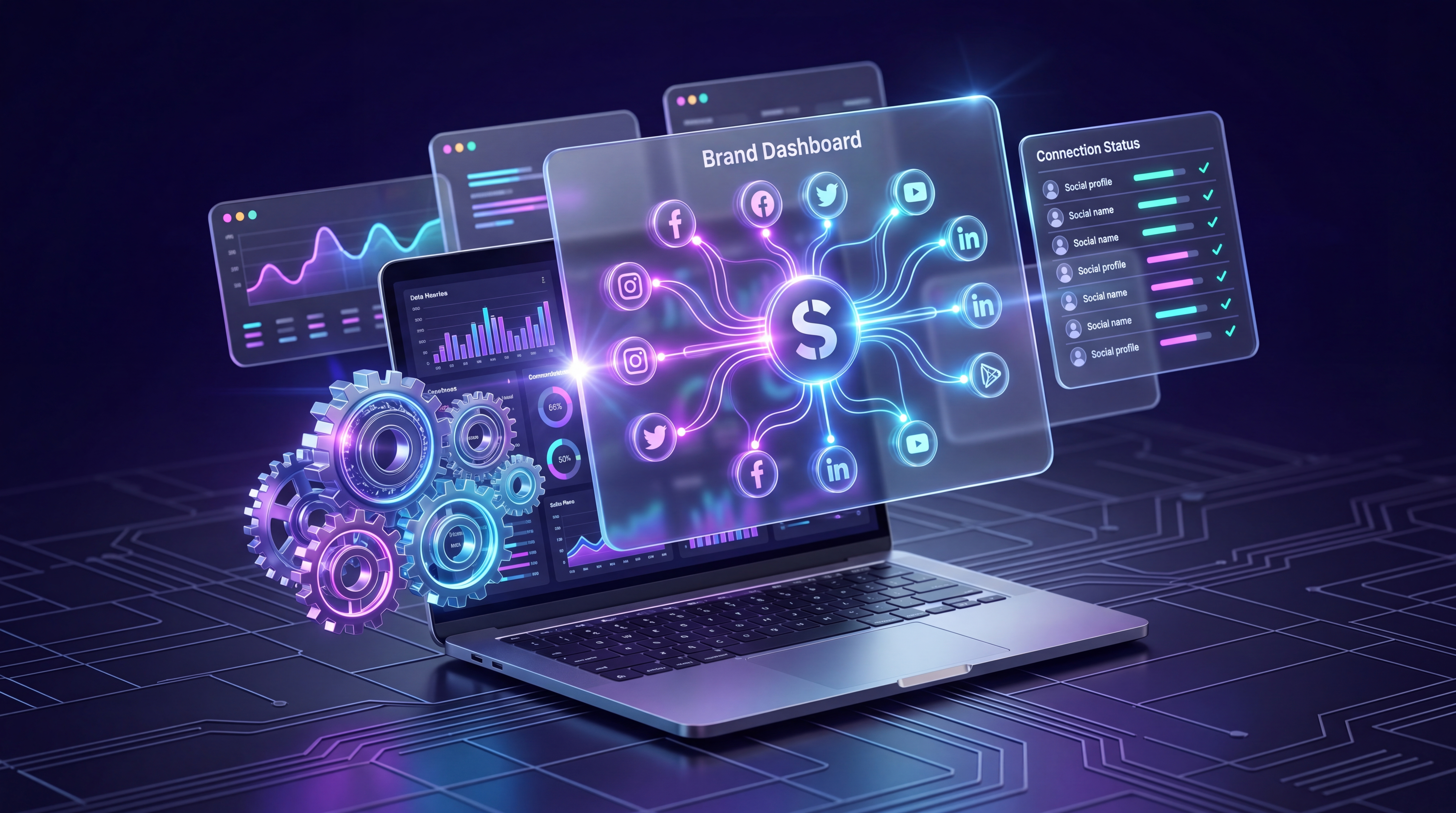 Connecting Social Media Accounts by Brand