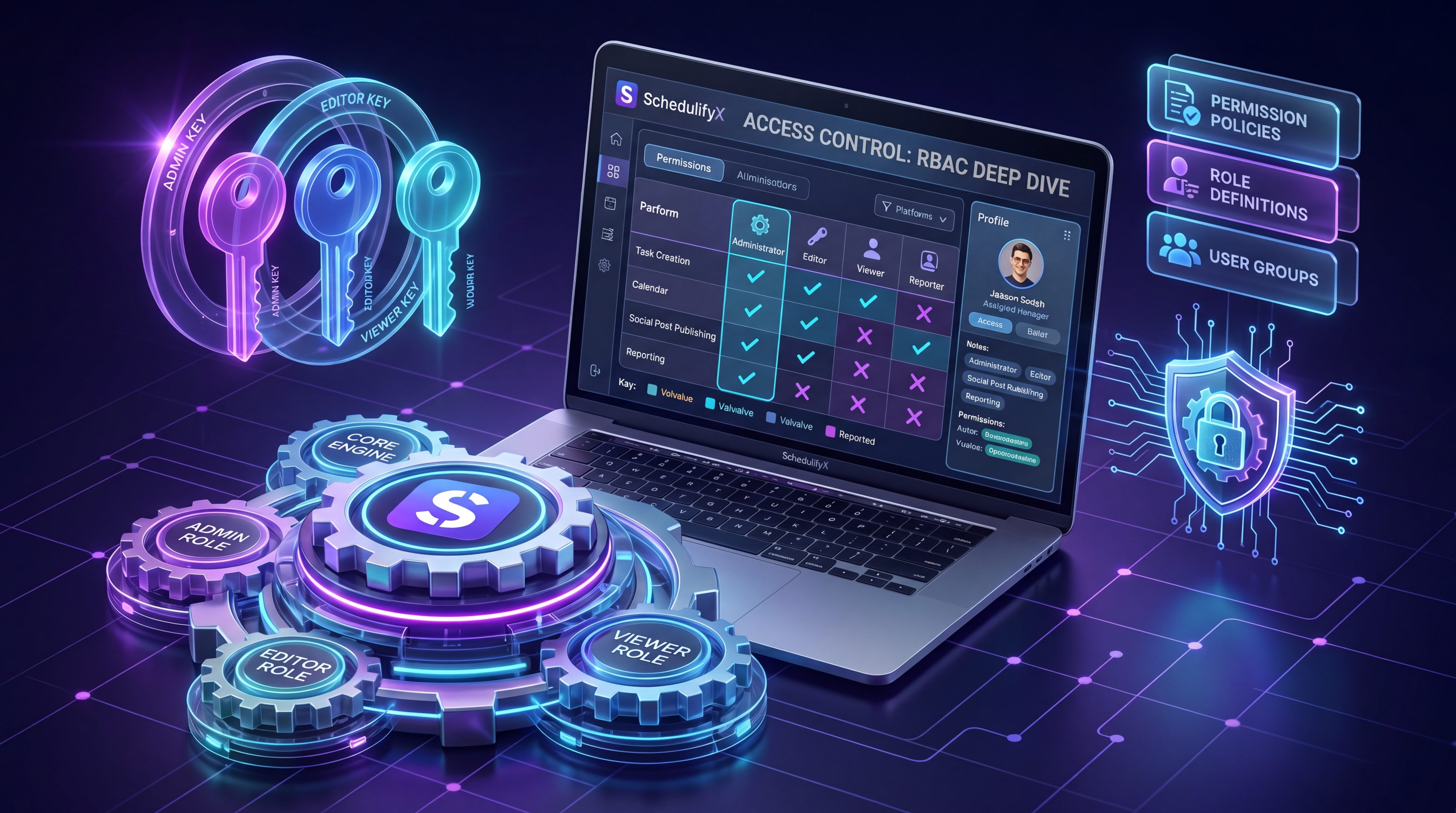 Deep Dive: Role-Based Access Control (RBAC) in SchedulifyX