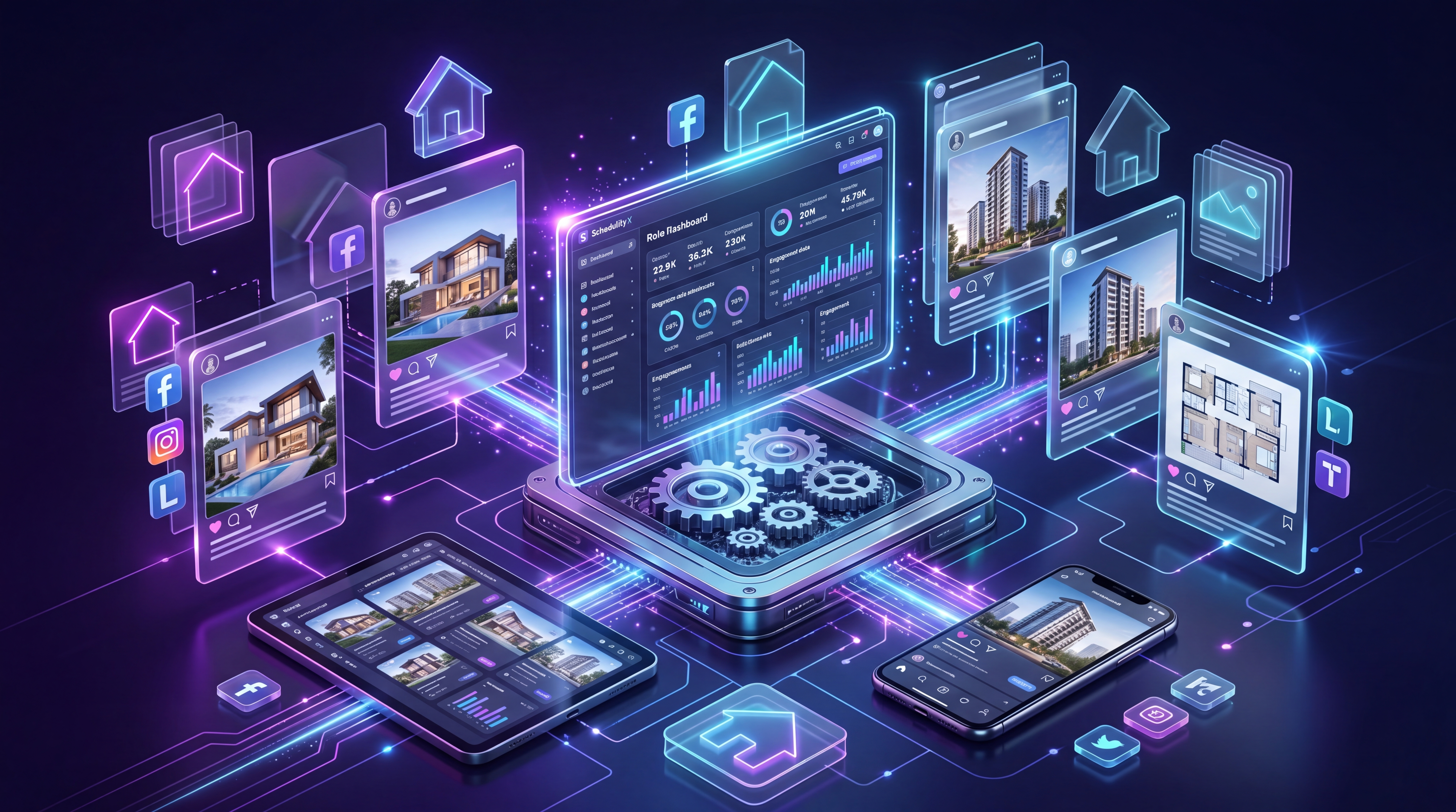 The Challenge: Real Estate Social Media at Scale