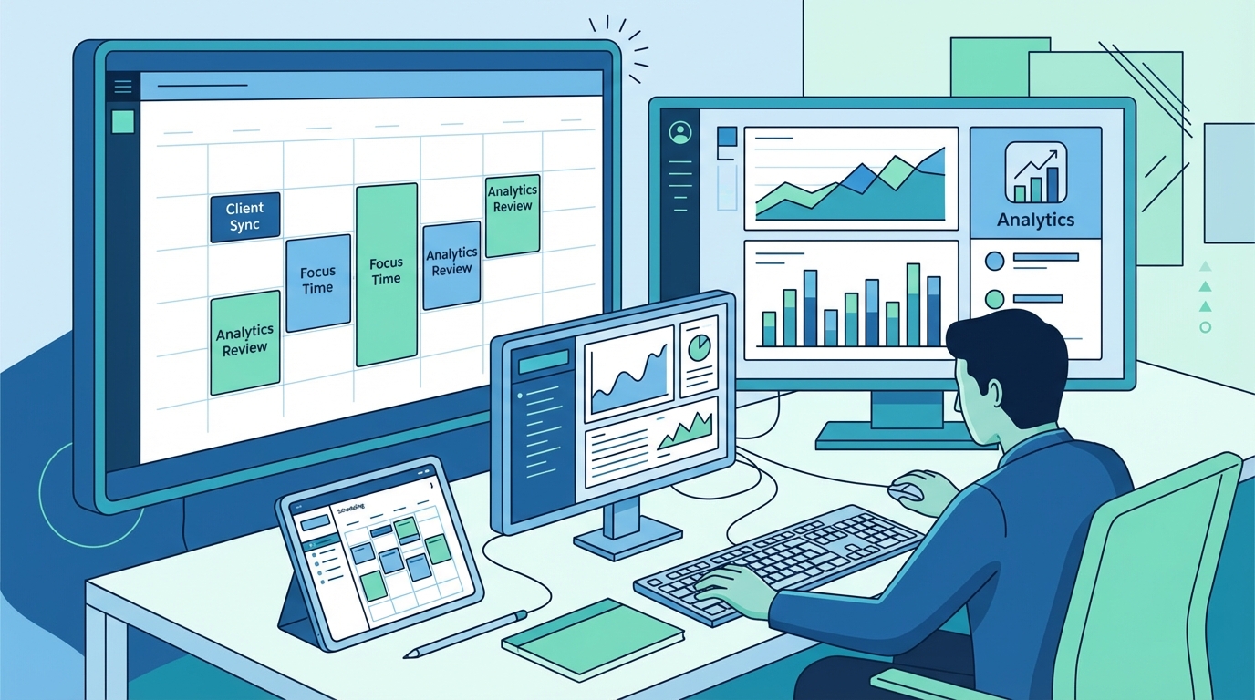 Afternoon Routine: Scheduling and Analytics
