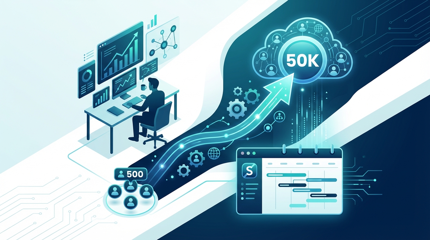 The Strategy: How a Solo Creator Grew From 500 to 50K Followers Using SchedulifyX