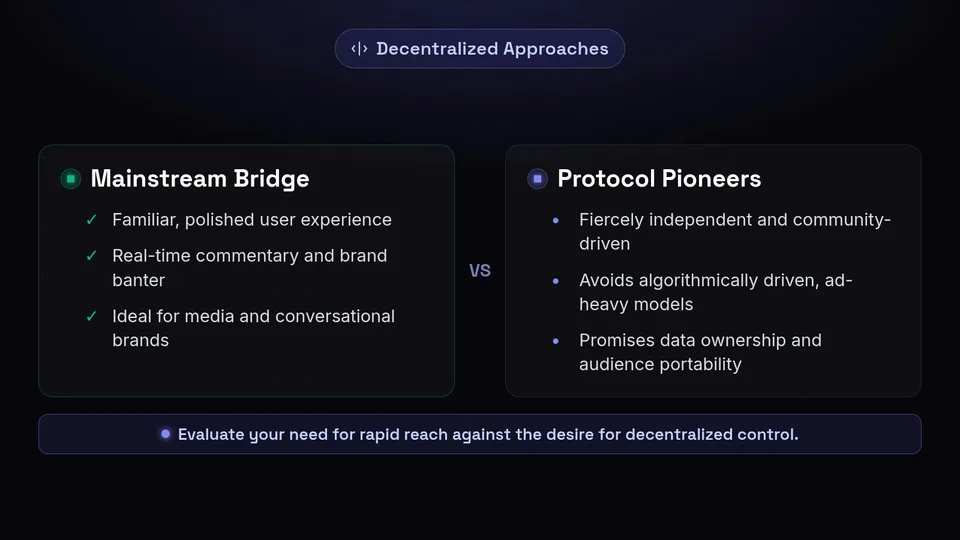 A comparison between mainstream bridge platforms and fiercely independent protocol pioneers in the decentralized web.