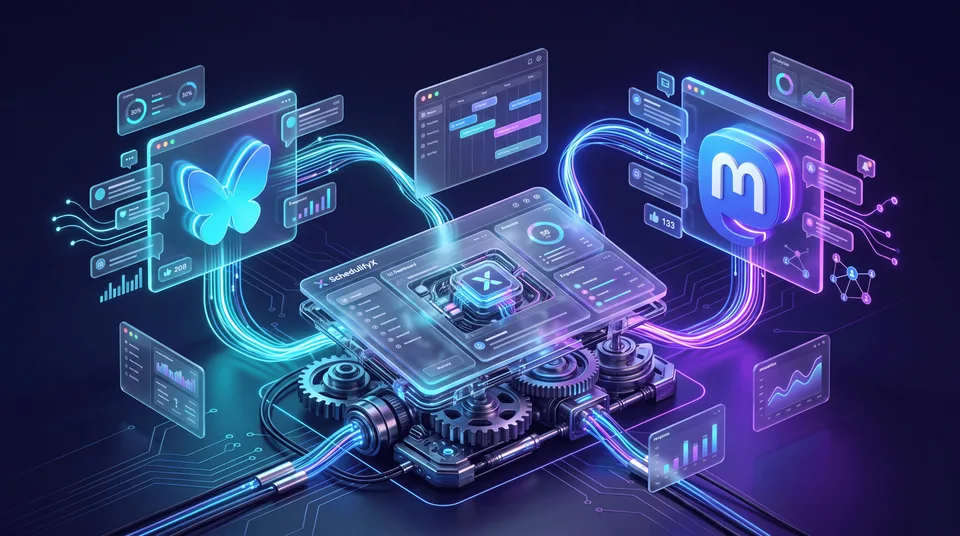 Introducing Bluesky &amp; Mastodon Support on SchedulifyX