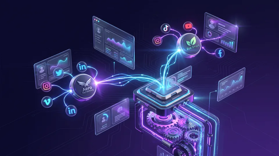 Step 2: Connecting Social Media Accounts by Brand
